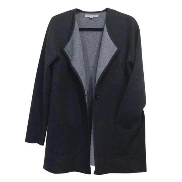Catherine Malandrino Wool Blend Grey Cardigan Women's Size  Medium - Picture 1 of 11